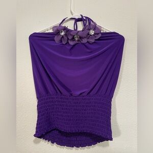 Elegant sleeveless blouse morass Size L by Danesi